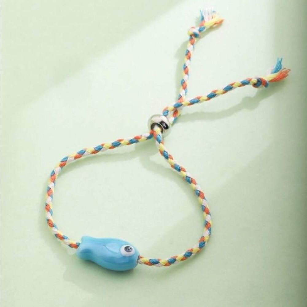 Colorful Fish Charm Bracelet S976
